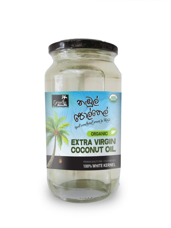 Extra Virgin Coconut Oil 1000ml Glass Jar