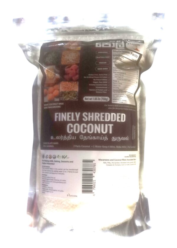 Grated Coconut 750g - Fine size Desiccated Coconut