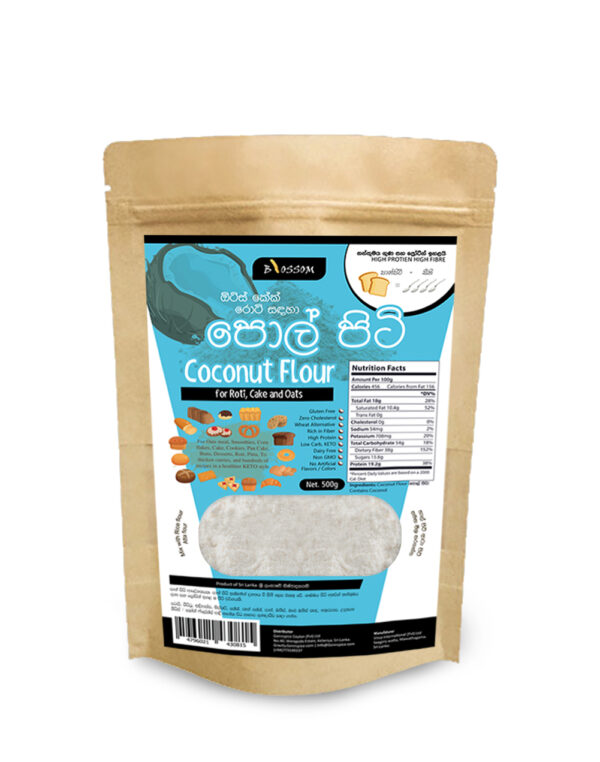 Natural Coconut Flour 500g Gluten Free Keto (Copy)