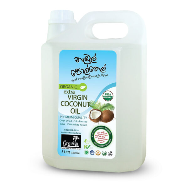 Extra Virgin Coconut Oil 5 Liter Can