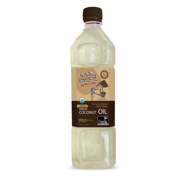 Whole Kernel Virgin Coconut Oil 1000ml Plastic Bottle