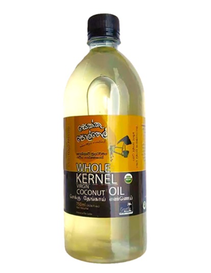 Whole Kernel Virgin Coconut Oil 750ml Plastic Bottle