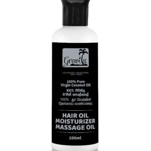 Pure Virgin Coconut Hair Oil 100ml Plastic Bottle - Whole Kernel